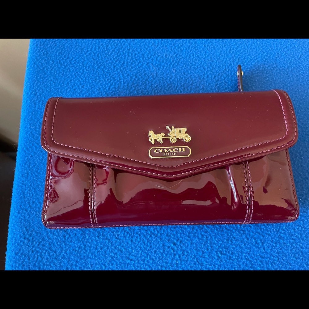 COACH Patent Wallet
